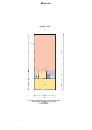 Floorplan - Ompertsestraat 17, 7045 AJ Azewijn